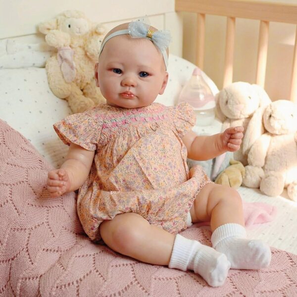 Lonian Reborn-poppen voor meisjes 45 cm levensechte zachte newborn met complete accessoires