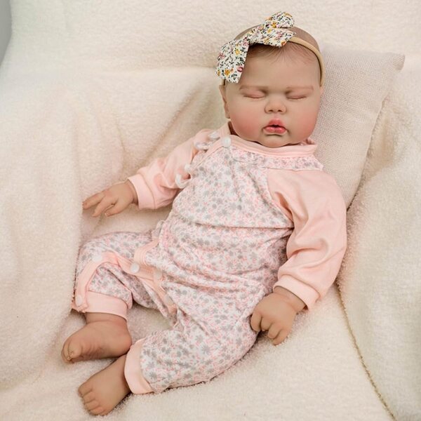 Lonian Reborn Dolls 18'' – Lebensechte Neugeborenenpuppe mit weichem Körper und Zubehör
