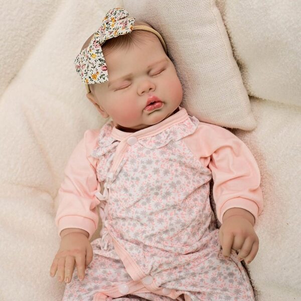 Lonian Reborn Dolls 18'' - Levensechte pasgeboren pop met zacht lichaam en accessoires