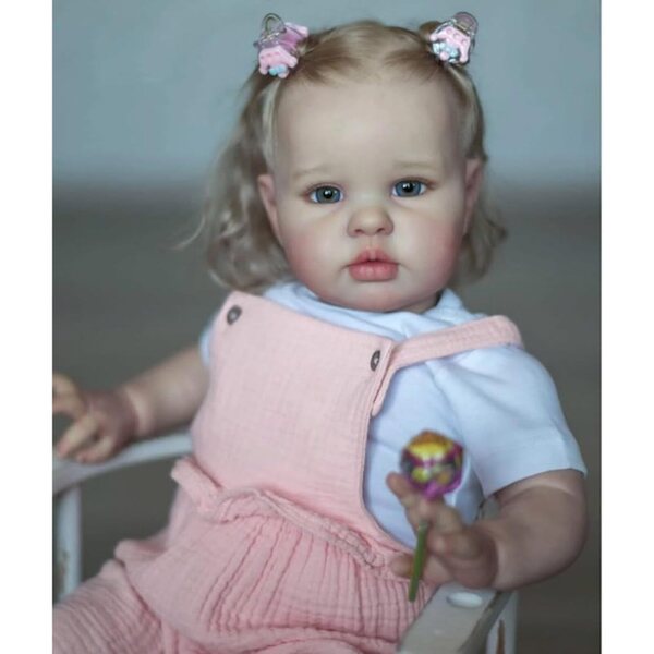 Lonian Reborn Baby Boy 24" – Realistische Silikonpuppe mit Zubehör