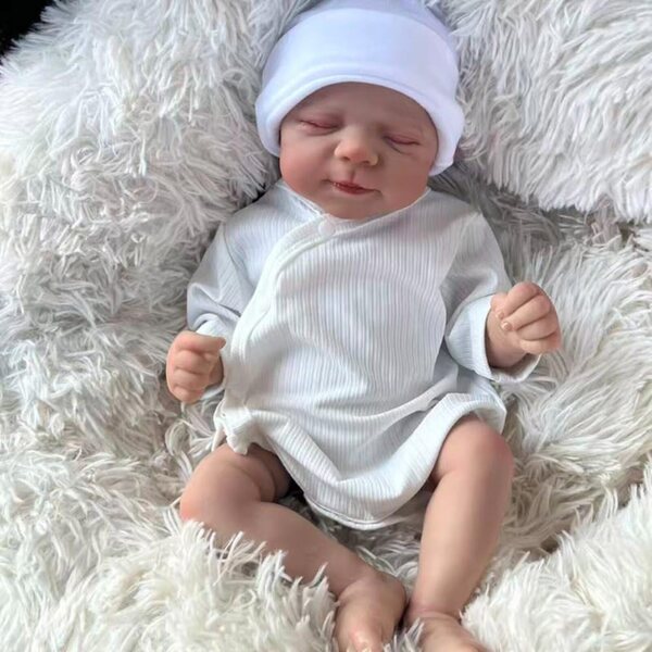 Lonian Reborn Bambole 17 pollici realistica bambola neonato stoffa morbida e accessori