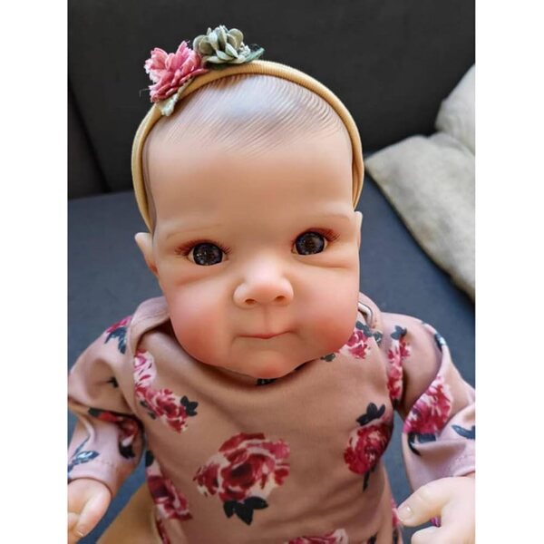 Lonian Reborn Baby bambola 45 cm realistica bambina occhio aperto corpo morbido