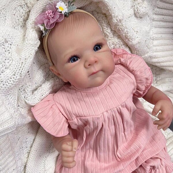 Lonian Reborn Pupo Neonato 42 cm Bambina Realistica con Accessori e Corpo Morbido