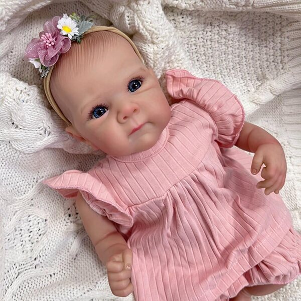 Lonian Reborn Pupo Neonato 42 cm Bambina Realistica con Accessori e Corpo Morbido