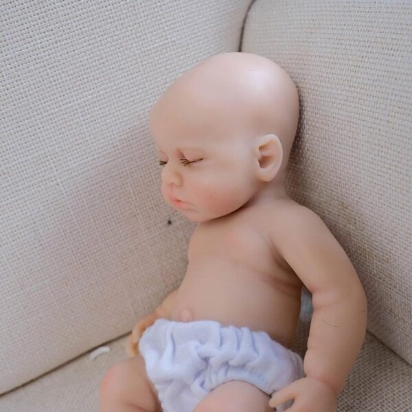 Lonian Pupa Reborn 12 inch in zachte siliconen, realistisch als een echte pasgeboren baby