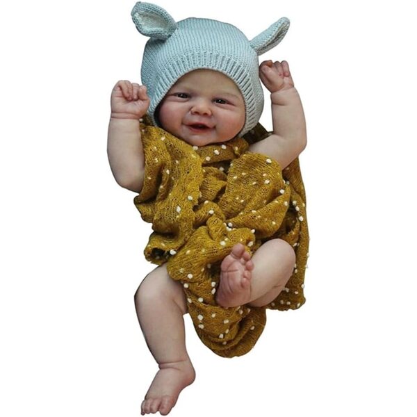 Lonian Reborn Puppen 19 Zoll - Bambola Neonato Realistica Fatto a Mano con Accessori