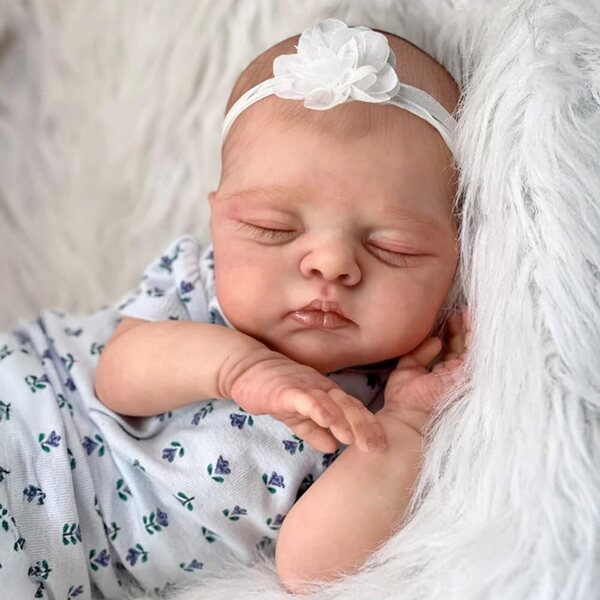 Lonian Reborn Puppen 18 Zoll - Bambola Realistica in Silicone e Stoffa con Accessori