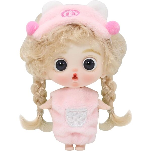 Puppenpuppe mit beweglichen Gelenken, wiedergeborenes Spielzeug für Kinder 9 cm aus ABS