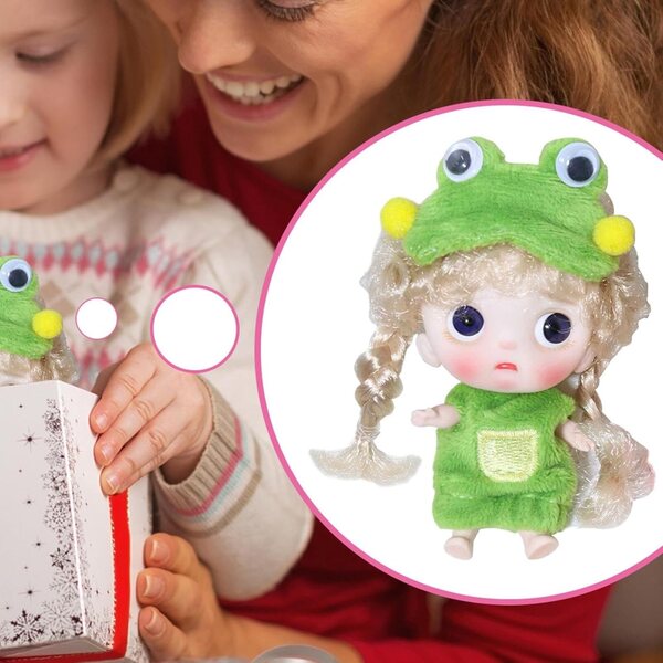 Puppenpuppe mit beweglichen Gelenken, wiedergeborenes Spielzeug für Kinder 9 cm aus ABS