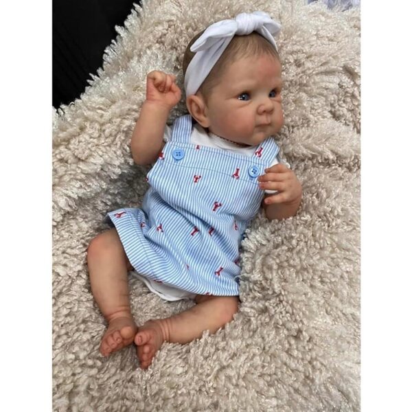 Lonian Reborn Baby 18 Pollici Realistica Bambola Neonato Corpo Morbido Posabile