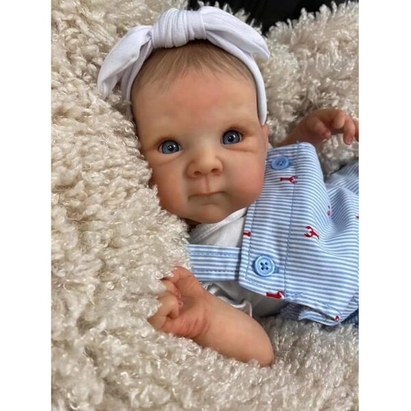 Lonian Reborn Baby 18 Pollici Realistica Bambola Neonato Corpo Morbido Posabile
