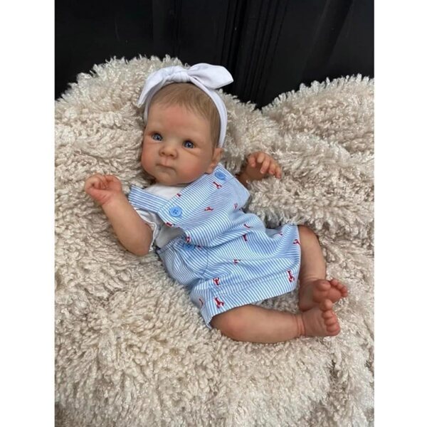 Lonian Reborn Baby 18 Pollici Realistica Bambola Neonato Corpo Morbido Posabile