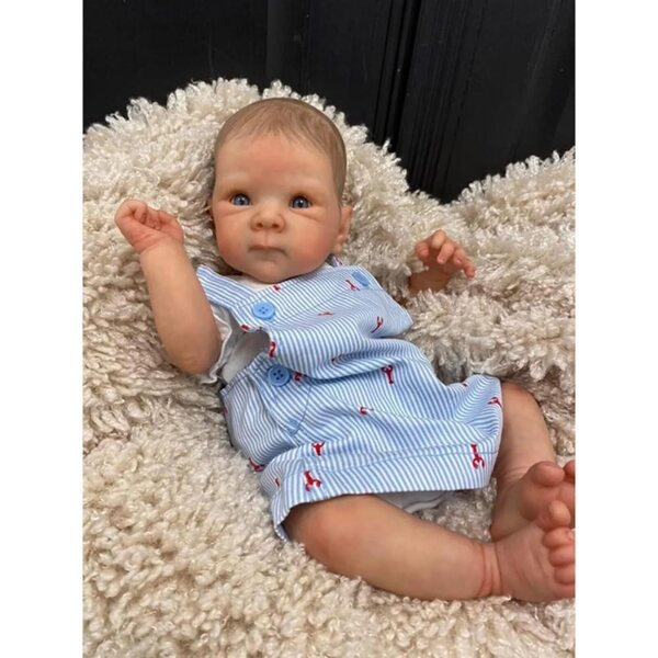Lonian Reborn Baby 18 Pollici Realistica Bambola Neonato Corpo Morbido Posabile