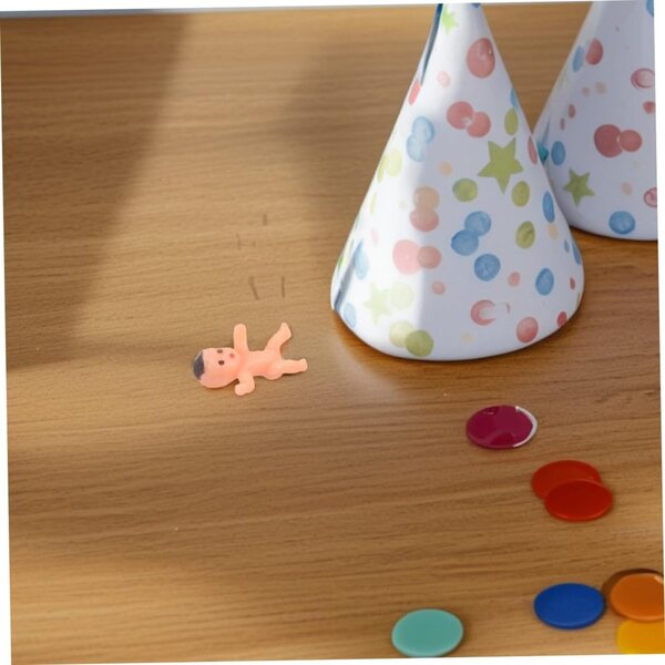 Set mit 40 Mini-Babypuppen aus Kunststoff für Babyparty- und Partydekorationen