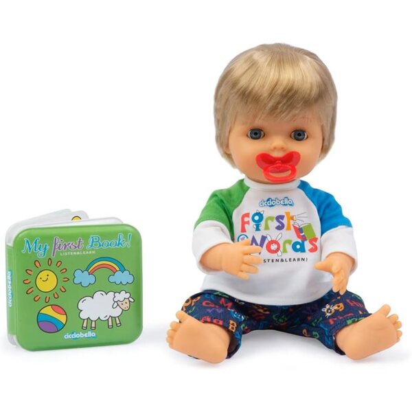 Giochi Preziosi Cicciobello First Words Interaktives Poupée mit Bildband und Schnuller