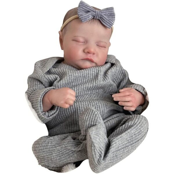 Lonian Reborn Babypop 20 inch - Levensechte zachte vinylpop om mee te spelen