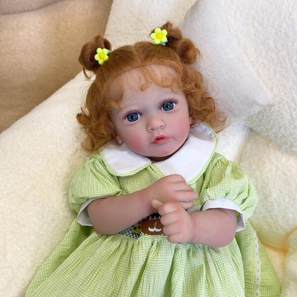 60 cm große Lonian Reborn-Puppe für Mädchen mit weichem, realistischem Baumwollkörper