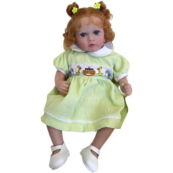 60 cm große Lonian Reborn-Puppe für Mädchen mit weichem, realistischem Baumwollkörper