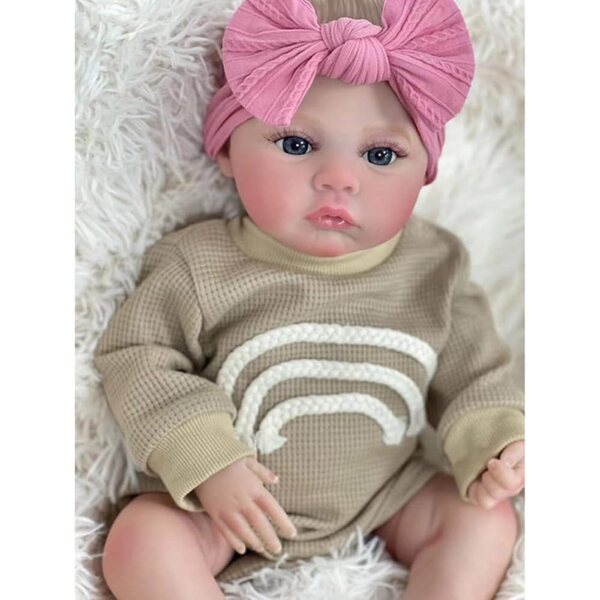 Lonian Reborn babypoppen 45 cm: zachte en verstelbare realistische pasgeboren pop