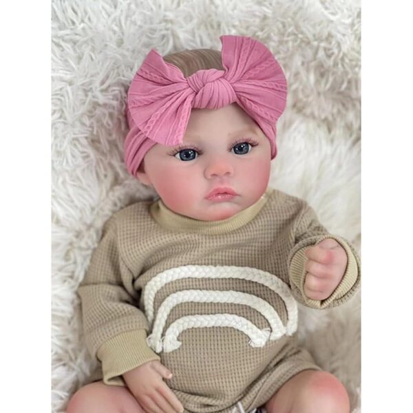 Lonian Reborn babypoppen 45 cm: zachte en verstelbare realistische pasgeboren pop