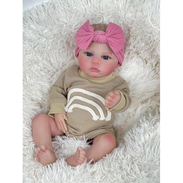 Lonian Reborn babypoppen 45 cm: zachte en verstelbare realistische pasgeboren pop