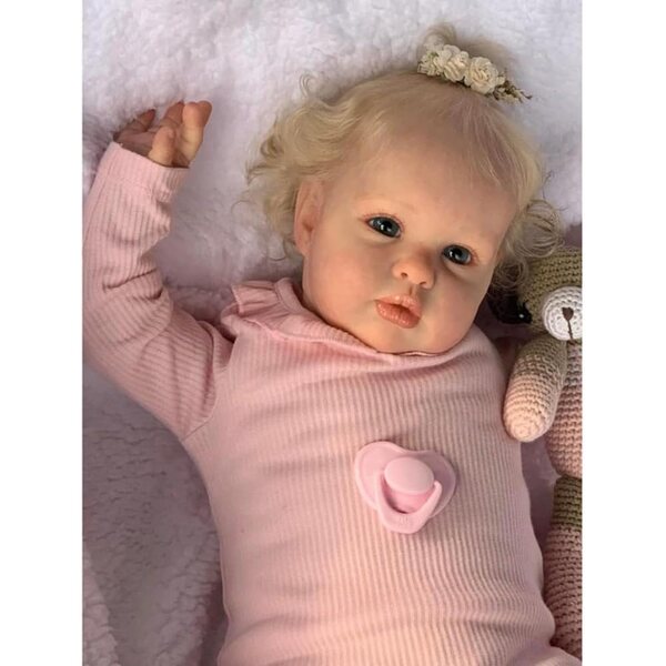 Lonian Bambola Reborn Realistica 24 Pollici con Corpo Morbido e Accessori per Bambini