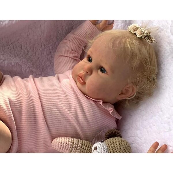 Lonian Bambola Reborn Realistica 24 Pollici con Corpo Morbido e Accessori per Bambini