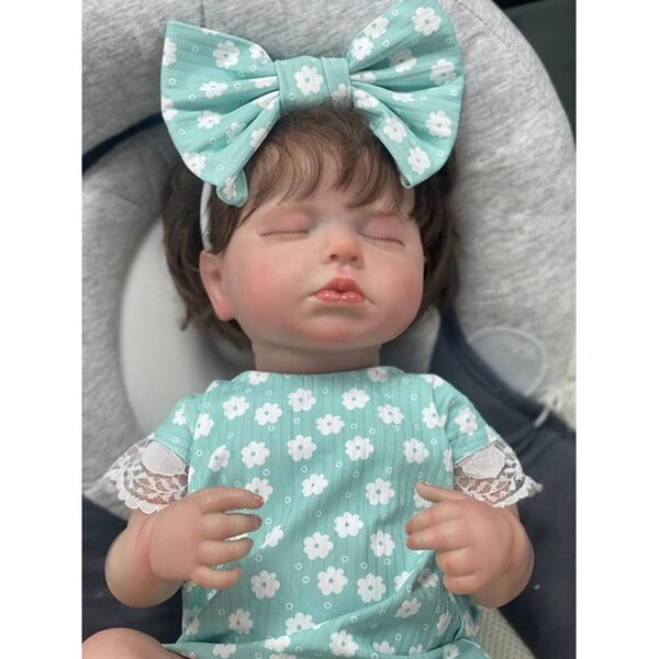 Lonian Reborn-Babypuppe, 45 cm, lebensechte Ganzkörper-Puppe aus weichem Vinyl für Mädchen
