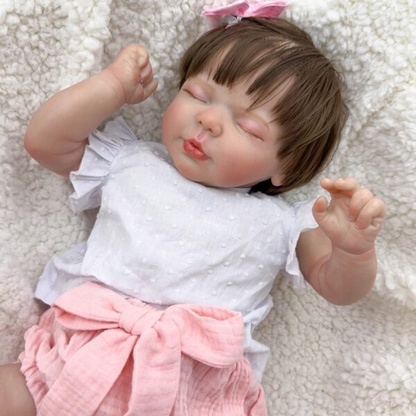 Lonian Reborn Baby Newborn Pop 48CM Realistisch in siliconen en stof voor kinderen