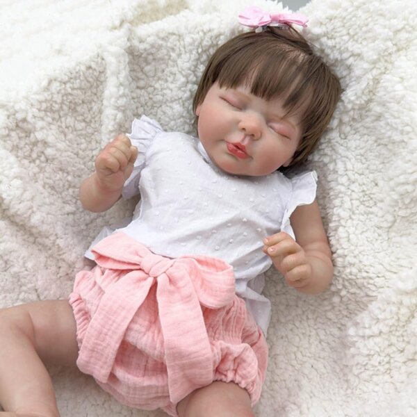 Lonian Reborn Baby Newborn Pop 48CM Realistisch in siliconen en stof voor kinderen