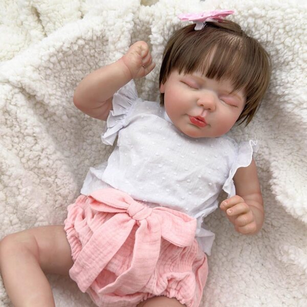 Lonian Reborn Baby Newborn Pop 48CM Realistisch in siliconen en stof voor kinderen