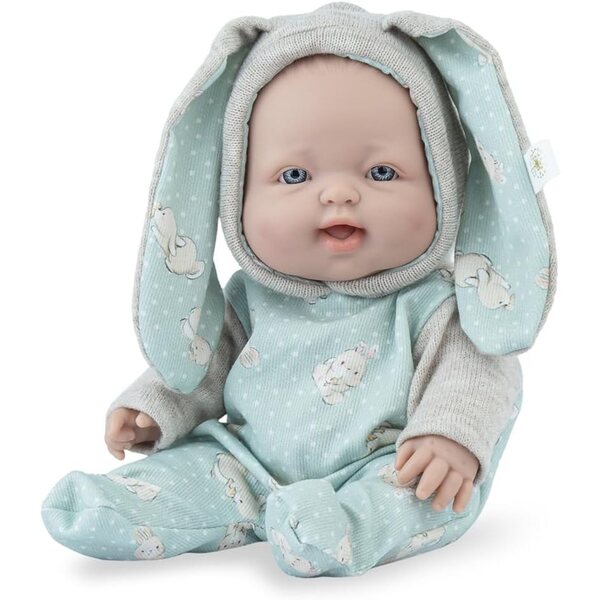 MARINA & PAU Cuco Baby Bunny 336 Puppe – Weiche Puppe mit Hasenkostüm