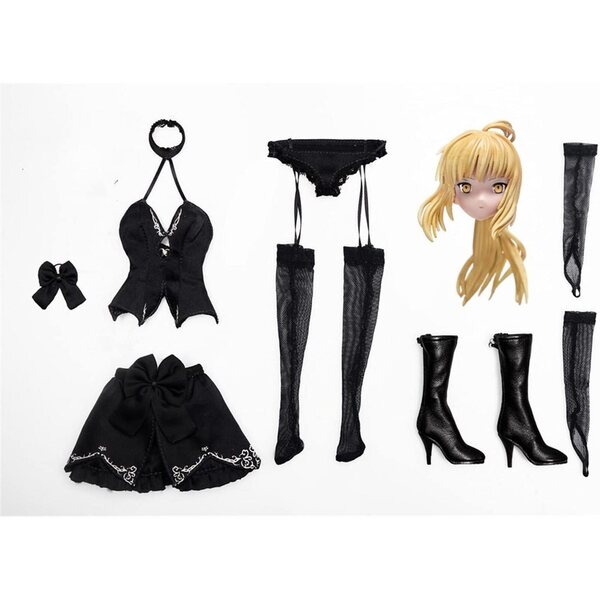 VUSLB 1/6 Female Holy Knight Komplettset – Kopf, Kostüm und Zubehör für 12-Zoll-Actionfigur