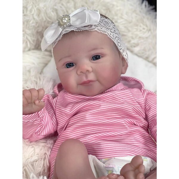 Lonian Reborn Dolls 19 pollici - Bambola Neonato Realistica con Corpo Morbido e Accessori