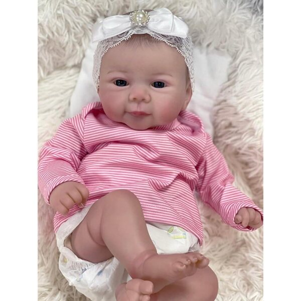 Lonian Reborn Dolls 19 pollici - Bambola Neonato Realistica con Corpo Morbido e Accessori