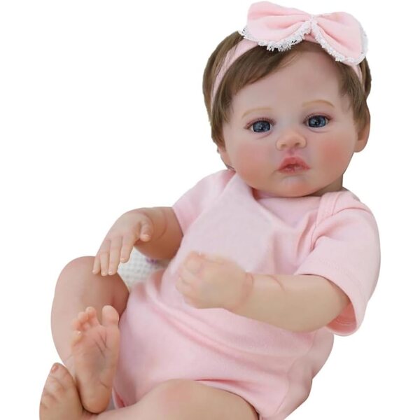 Lonian Reborn Baby Doll 48 cm Realistica fatta a mano con accessori