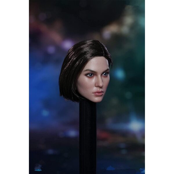 Testa Femminile 1/6 con Capelli Impiantati per Action Figure da 12'' - VUSLB