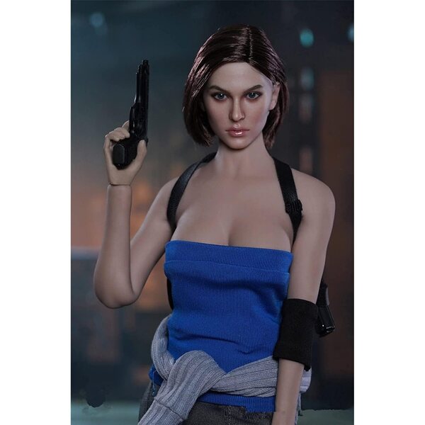 Testa Femminile 1/6 con Capelli Impiantati per Action Figure da 12'' - VUSLB