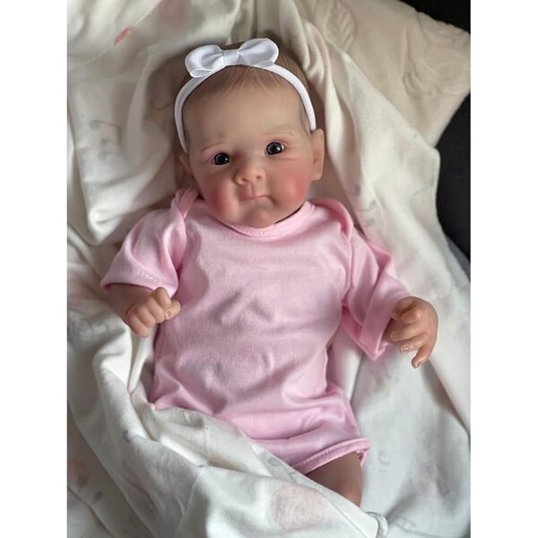 Lonian Reborn Poupée 45cm - Bambola Neonato Realistica con Corpo Morbido e Vestiti