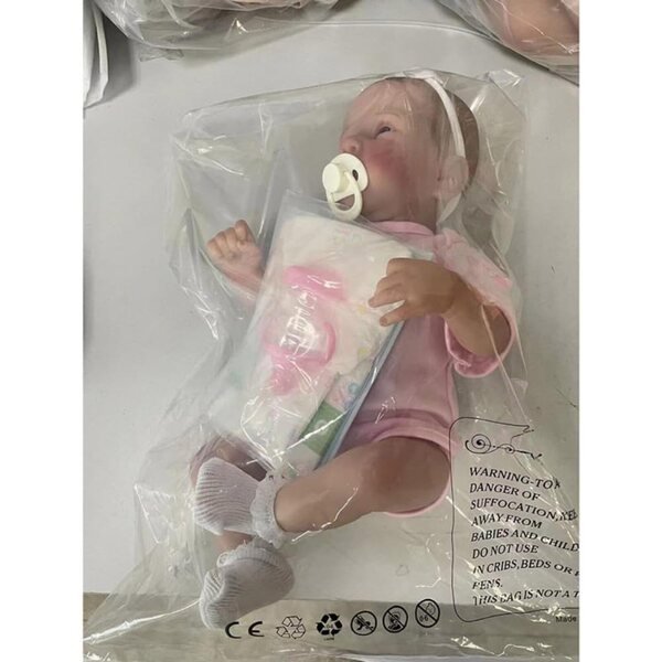 Lonian Reborn Poupée 45cm - Bambola Neonato Realistica con Corpo Morbido e Vestiti