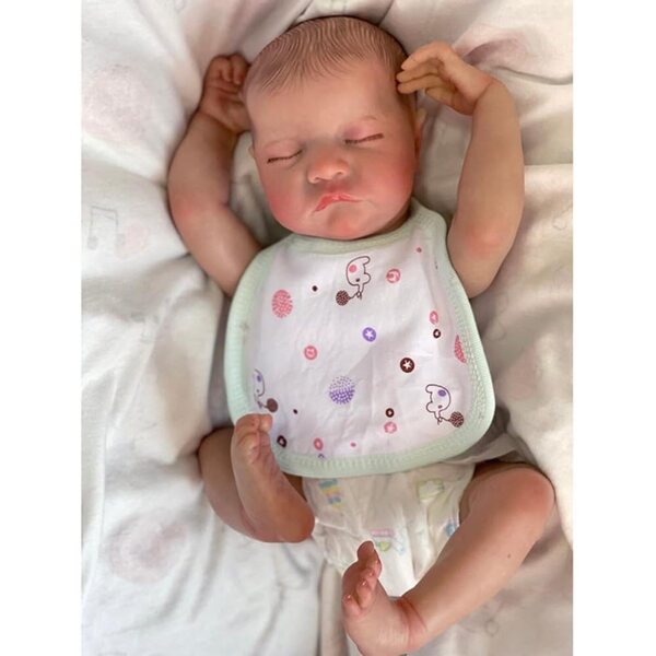 Lonian Reborn Dolls Baby Levi 48 cm realistische pop in wasbaar siliconenvinyl