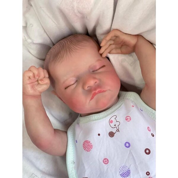 Lonian Reborn Dolls Baby Levi 48 cm realistische Puppe aus waschbarem Silikon-Vinyl