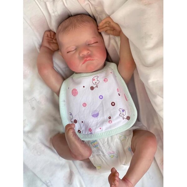 Lonian Reborn Dolls Baby Levi 48 cm realistische Puppe aus waschbarem Silikon-Vinyl