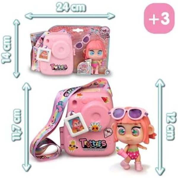 Trotties Mini Travel Camera Sophie con Borsetta e Accessori per Bambini +3 Anni