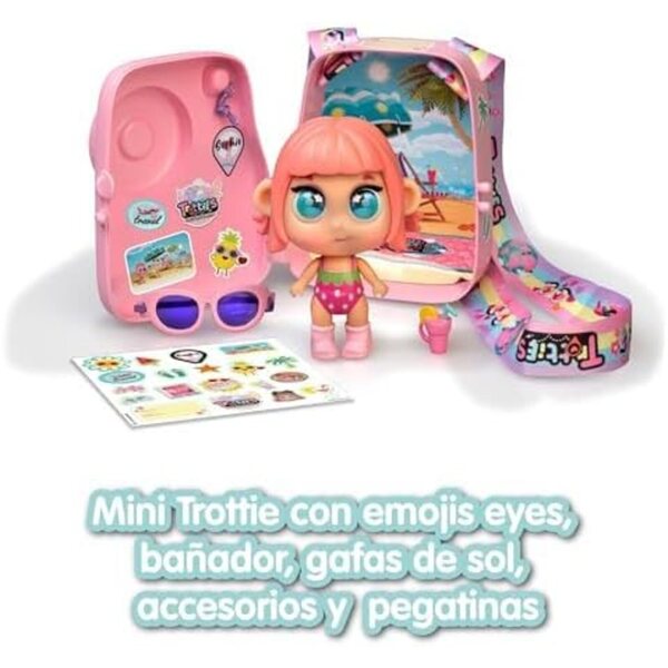 Trotties Mini Travel Camera Sophie con Borsetta e Accessori per Bambini +3 Anni