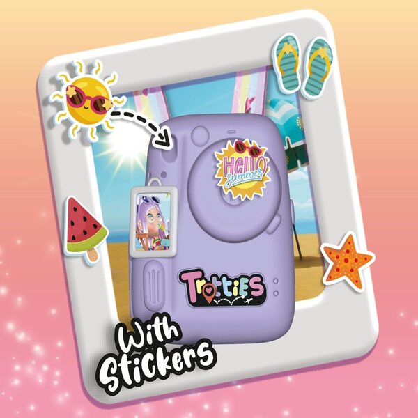 Trotties Mini-Reisekamera Mel mit Handtasche und Stofftier für Kinder ab 3 Jahren