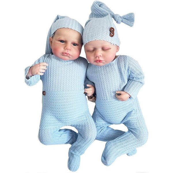 Lonian Pupa Reborn Bambino 50 cm Silicone Morbido Realistico Neonati Collezione
