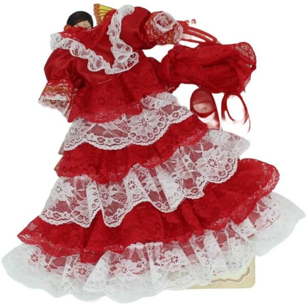 Folk Artesanía Santera Religiöses Kleid für die Puppen Sintra, Simona, Mari und Pepa