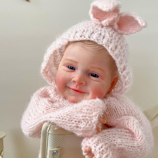 Lonian Reborn Babypuppe 49cm realistische siliconen met kleding en accessoires