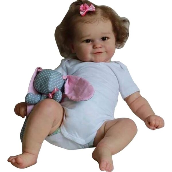 Lonian Reborn-Puppe 50 cm Maddie mit Vinylkörper und realistischem Haar